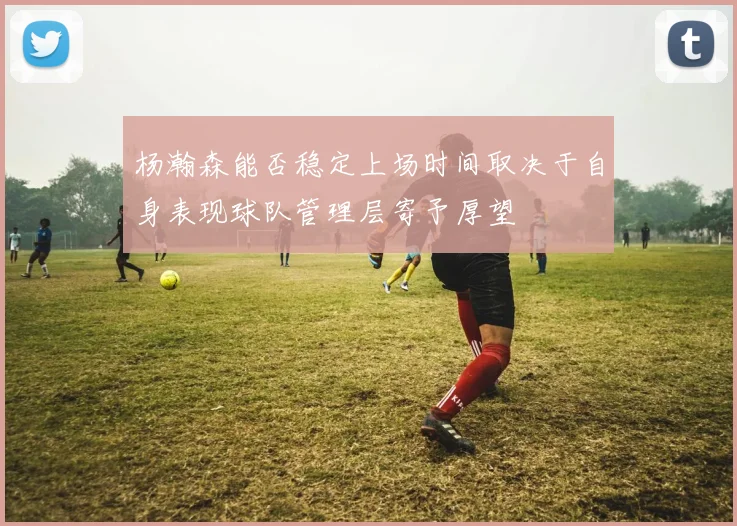 杨瀚森能否稳定上场时间取决于自身表现球队管理层寄予厚望